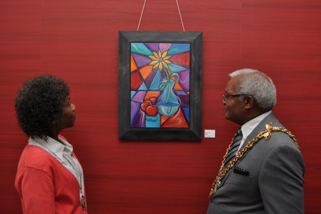 Ipswich Mayor and Mayoressat Prettys/UCS Trafalgar show