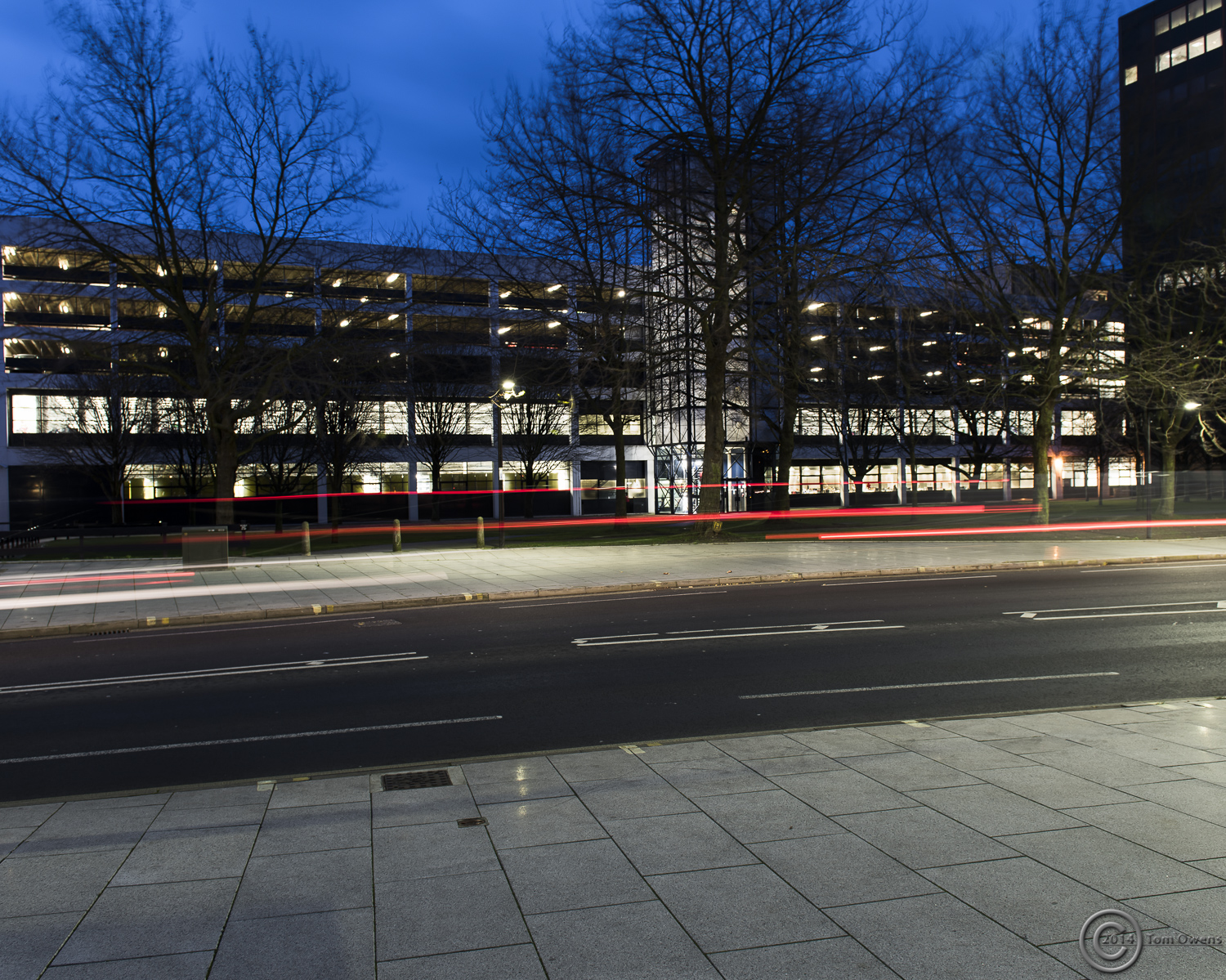 Willis Greyfriars car park and IT division. One day after the solstice.