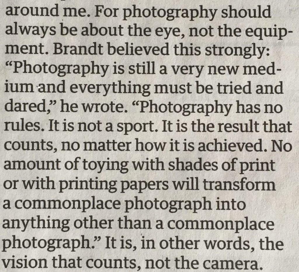 another quote from a newspaper