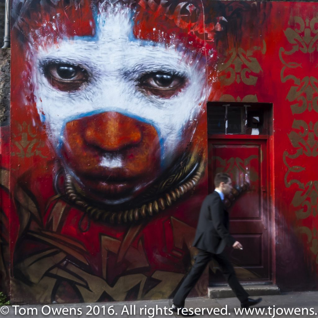 Street art red image